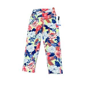 NWT Marika Women Contender Capri Legging Floral Print size XS